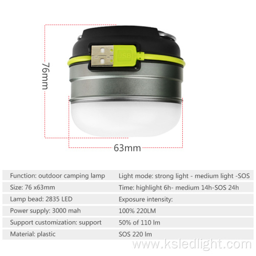 Led camping light outdoor camping lantern with magnet